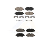 Front Rear Ceramic Brake Pads Kit For 2016-2020 Mercedes-Benz Metris