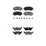 Front Rear Ceramic Brake Pad Kit For Dodge Grand Caravan Chrysler Town & Country