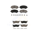 Front Rear Ceramic Brake Pads Kit For 2003-2007 Jeep Liberty