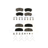 Front Rear Ceramic Brake Pads Kit For 2003-2005 Mazda 6