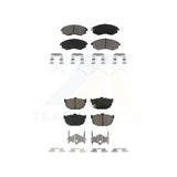 Front Rear Ceramic Brake Pads Kit For Hyundai Elantra Tiburon
