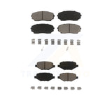 Front Rear Ceramic Brake Pads Kit For Ford Edge Lincoln MKX