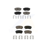 Front Rear Ceramic Brake Pads Kit For Hyundai Tucson Kia Sportage FWD