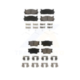 Front Rear Ceramic Brake Pads Kit For Toyota Camry Lexus ES350 Avalon ES300h