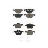 Front Rear Ceramic Brake Pads Kit For 03-14 Volvo XC90 With 328mm Diameter Rotor