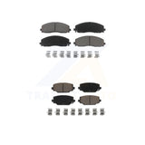 Front Rear Ceramic Brake Pad Kit For Dodge Grand Caravan Journey Chrysler Town &