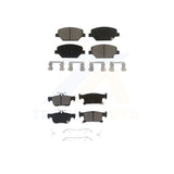 Front Rear Ceramic Brake Pads Kit For Buick Envision