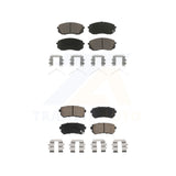 Front Rear Ceramic Brake Pads Kit For Kia Optima Hyundai Sonata