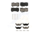 Front Rear Ceramic Brake Pads Kit For Hummer H3 H3T