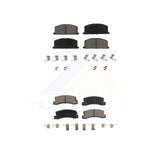 Front Rear Ceramic Brake Pads Kit For Toyota Corolla Celica Geo Prizm Chevrolet