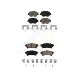 Front Rear Ceramic Brake Pads Kit For Lexus IS250