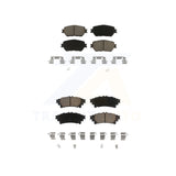 Front Rear Ceramic Brake Pads Kit For 2014 Lexus IS250 C F Sport