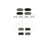 Front Rear Ceramic Brake Pads Kit For Ford Fiesta