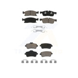 Front Rear Ceramic Brake Pads Kit For Mercedes-Benz ML350 GLE350 GLS450 GL450