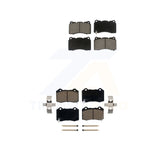Front Rear Ceramic Brake Pads Kit For Cadillac CTS Tesla STS X S