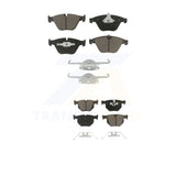 Front Rear Ceramic Brake Pads Kit For BMW 335i xDrive X1 335d 335xi 335is