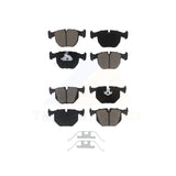 Front Rear Ceramic Brake Pads Kit For BMW X5 740iL Land Rover Range 740i M5