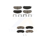 Kit de plaquettes de frein en céramique avant et arrière pour Nissan TITAN 2017 – 2023 