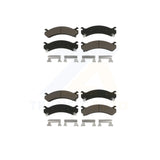 Front Rear Ceramic Brake Pads Kit For Chevrolet Silverado 3500 HD GMC Sierra