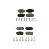 Front Rear Ceramic Brake Pads Kit For Hyundai Elantra Kia Forte Koup Forte5