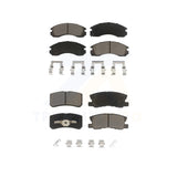 Front Rear Ceramic Brake Pads Kit For Mitsubishi Lancer