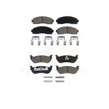 Front Rear Ceramic Brake Pads Kit For Ford Explorer Mercury Mountaineer