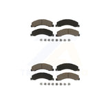 Front Rear Ceramic Brake Pads Kit For Ram 5500 Dodge Sterling Truck 4500 Bullet