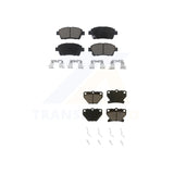 Front Rear Ceramic Brake Pads Kit For 2000 Toyota Celica GT