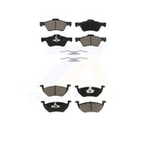 Front Rear Ceramic Brake Pads Kit For Ford Escape Mercury Mariner