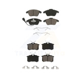 Front Rear Ceramic Brake Pads Kit For Volkswagen Jetta Beetle Golf