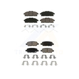 Front Rear Ceramic Brake Pads Kit For 2011-2017 Nissan Quest