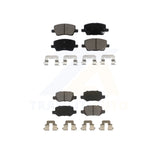 Front Rear Ceramic Brake Pads Kit For 2006-2011 Mercedes-Benz B200
