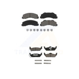 Front Rear Ceramic Brake Pads Kit For 2010-2011 Ford F-150