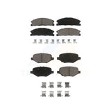 Front Rear Ceramic Brake Pads Kit For Ford Explorer Taurus Flex Police Sedan MKS