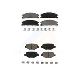 Front Rear Ceramic Brake Pads Kit For Ford Explorer Police Interceptor Utility