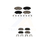 Front Rear Ceramic Brake Pads Kit For 2003-2008 Honda Pilot