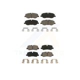 Front Rear Ceramic Brake Pads Kit For Land Rover Range Sport LR3