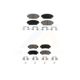 Front Rear Ceramic Brake Pads Kit For 2016-2018 Mazda CX-3