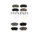 Front Rear Ceramic Brake Pads Kit For Nissan Rogue Sport Qashqai