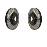 Front Drilled Slot Brake Rotors Pair For Ford Escape Volvo C-Max S40 C70 C30 V50