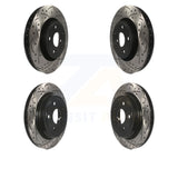 Front Rear Drilled Slot Brake Rotor Kit For Dodge Durango Jeep Grand Cherokee WK