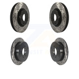 Front Rear Coat Drill Slot Disc Brake Rotors Kit For Hyundai Tucson Kia Sportage