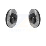 Front Drill Slot Brake Rotor Pair For BMW 328i xDrive 428i 335i 330i 320i Gran 3