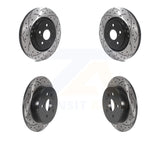 [Front+Rear] 2022 Toyota Camry TRD Premium OE Drilled & Slotted Brake Rotor Kit For Max Performance Braking