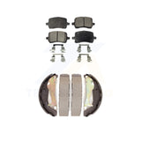 Front Rear Semi-Metallic Brake Pads And Drum Shoes Kit For Chevrolet HHR