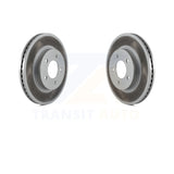 Front Coated Disc Brake Rotor Pair For Chrysler Dodge Intrepid 300M Concorde LHS