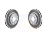 Front Coated Disc Brake Rotors Pair For Honda Civic del Sol CRX
