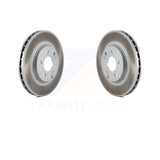 Front Coated Brake Rotor Pair For Mercedes-Benz E320 CLK320 C240 Chrysler CLK350