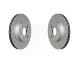Front Coated Disc Brake Rotors Pair For Toyota Echo MR2 Spyder