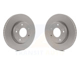 Front Coat Brake Rotor Pair For 01-06 Hyundai Santa Fe With 276mm Diameter